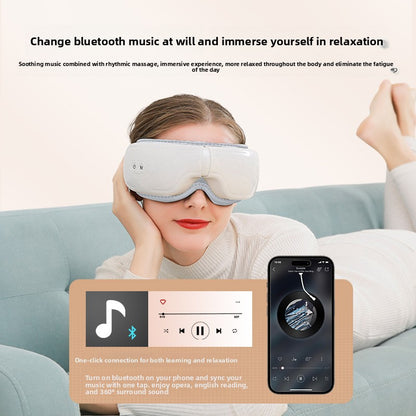 Bluetooth Eye Massager with Heat Therapy