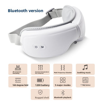 Bluetooth Eye Massager with Heat Therapy