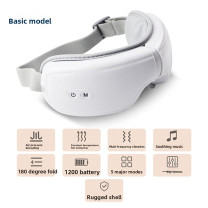Bluetooth Eye Massager with Heat Therapy