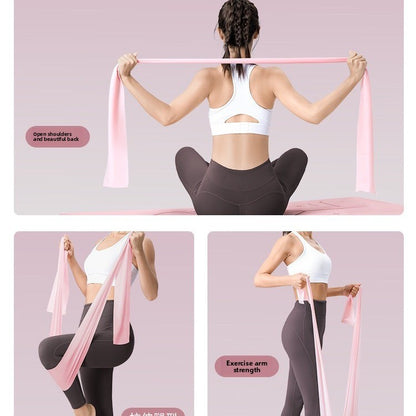TPE Elastic Yoga Resistance Band for Fitness Training
