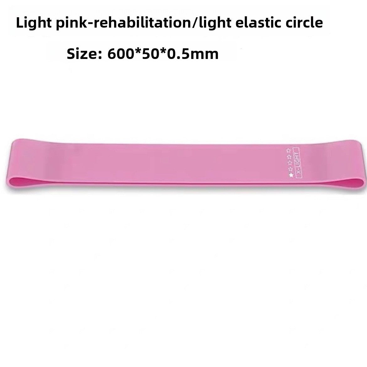 Pink Gradient Yoga Resistance Band