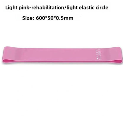 Pink Gradient Yoga Resistance Band