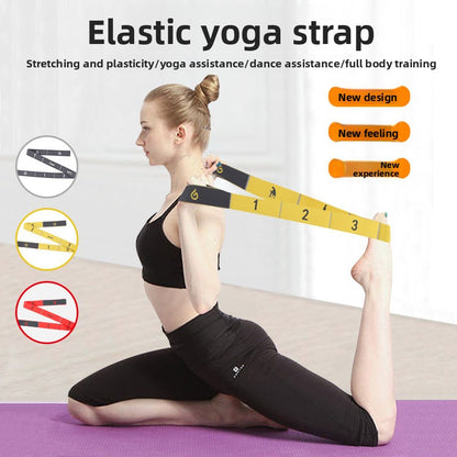 Segmented Yoga Stretching Resistance Belt