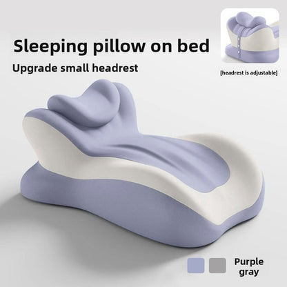 Prone sleeping pillow and mattress for neck care