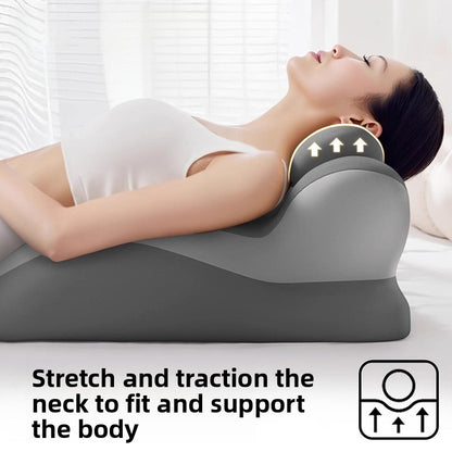 Prone sleeping pillow and mattress for neck care