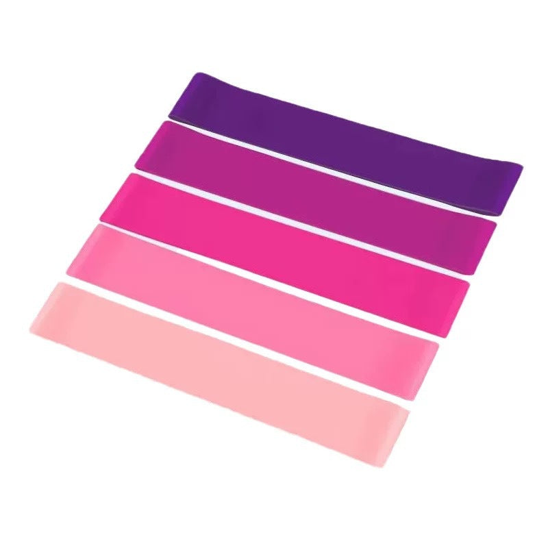 Pink Gradient Yoga Resistance Band