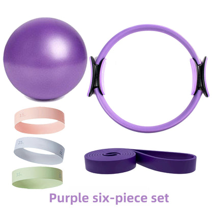 Pilates Elastic Resistance Ring Set