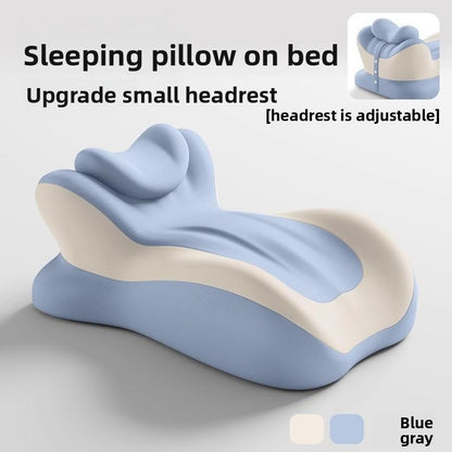 Prone sleeping pillow and mattress for neck care