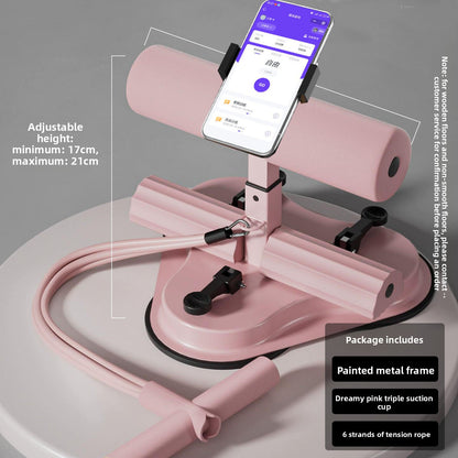 Three-Suction-Cup Sit-Up Multi-Functional Exercise and Fitness Equipment
