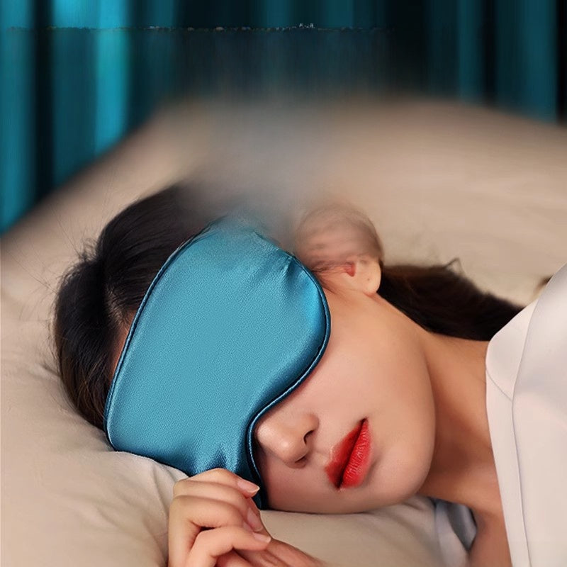 Silk Eye Mask for Light Blocking and Cooling Relief