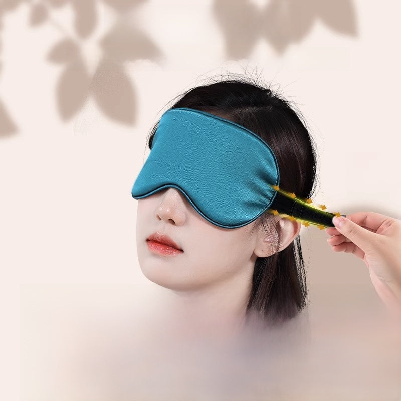 Silk Eye Mask for Light Blocking and Cooling Relief