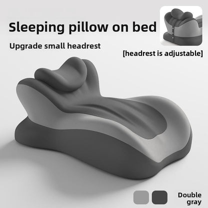 Prone sleeping pillow and mattress for neck care