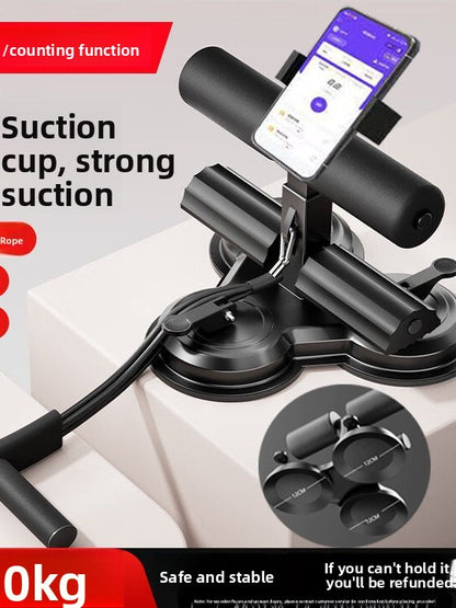 Three-Suction-Cup Sit-Up Multi-Functional Exercise and Fitness Equipment